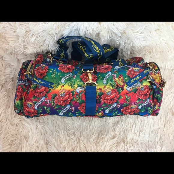 Ed Hardy Handbags - NWOT Ed Hardy lightweight colorful bag.